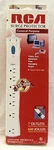 Rca 7-OUTLET Surge Strip Protector 4' Cord White Wall Tap Lifetime $10K. Fixed Price $27.75.