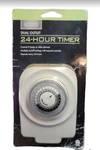 Dual Outlet 24-HOUR Timer Indoor Programmable Plug Switch Power Electric. Fixed Price $13.88.