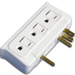 Master Electric 15A 125V 1875W 6 Outlet White Side Entry Tap Adapter Plug - 4 Pk. Fixed Price $34.93.