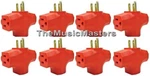 (8) Grounded 3-WAY Electric Adapter Outlet Ac Wall Plug Triple Power Splitter. Fixed Price $33.49.
