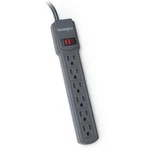 Kensington Guardian Power Strips: 6 Outlet, 4-FOOT Cord (black/grey). Fixed Price $17.98.