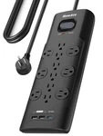 Surge Protector Power Strip (3480J), Huntkey 12 Outlets With Usb And 20W .... Fixed Price $33.77.