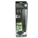 Ultrapro Surge Protector 4 + 2 Usb Outlets W/ Wireless Charging - New. Fixed Price $26.95.