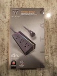 Titan 3-OUTLET Gaming Surge Protector, 4FT Extension Cord, Led Light Strip. Fixed Price $17.95.