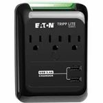 Tripp Lite SK30USB By Eaton It! 3-OUTLET Surge Protector Direct Plug-in. Fixed Price $45.93.