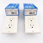(qty : 2) Leviton 7599-T Smartlock Pro Gfci Lighted With Wallplate Almond. Fixed Price $19.99.
