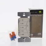 Cooper Aspire Desert Sand 1/2/4/8/12 Hour Timer Led/cfl/inc Single-pole 9591WS. Fixed Price $18.99.