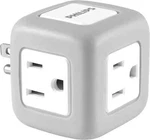 Philips Surge Protector 3-OUTLET Extender Charging Station Grounded Tap Gray. Fixed Price $10.00.
