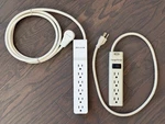 Belkin 6-OUTLET 360 Rotating Plug & 4-OUTLET 120V Surge Protector Power Strips. Fixed Price $16.99.