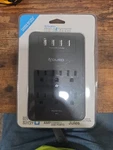 Aduro Surge Protector 6 Outlets Power Strip Station With Usb Wall Mount - Black. Fixed Price $13.99.