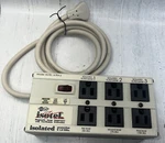 Tripp Lite Isotel 6 Ultra Outlet Surge Protector With Fax Modem Protection. Fixed Price $52.19.
