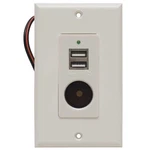 Magnadyne Boat Wall Mount Usb Charger WCP-12V-B Ports. Fixed Price $25.09.