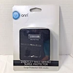 Brand New Onn 2 Outlet Wall Mount Surge Protector In Black. Fixed Price $9.99.