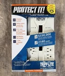 Tripp Lite 8-OUTLET Surge Protector Suppressor, TLP808TEL. Fixed Price $34.95.
