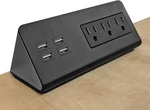 Electriduct Edge Mount Nightstand Power Charging Station : 4 Usb Ports + 3 Ac. Fixed Price $32.99.