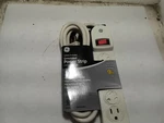 Ge 6-OUTLET Power Strip, 9 Ft Extension Cord, Twist-to-lock Safety Covers, (H5C). Fixed Price $30.00.