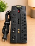 Tripp Lite TLP1008TEL 10-OUTLET Surge Protector 8FT Cord 2395J 120V 15A. Fixed Price $20.00.