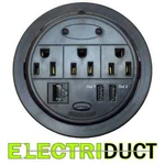 Tap Grommet Hidden Desk Table Outlet 3 Power, 2 Usb-a, 1 CAT5E. Fixed Price $49.99.