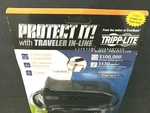 Tripp Lite Plug Jack Surge Protector Black 1130J 2 Prong TRAVELERC8 Leds. Fixed Price $21.34.
