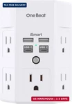 One Beat Surge Protector Wall Extender, 5 Outlets & 4 Ports (2 Usb-c). Fixed Price $21.23.