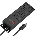 Heavy Duty Surge Protector Power Strip 20 Amp, 8 T-slot Outlets 2500W 125V, 1.... Fixed Price $52.14.