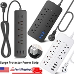 3 Options Power Strip Surge Protector 8 Ac Outlets Usb Ports Type Cable. Fixed Price $12.89.