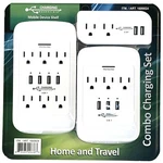 1600024 Charging Essentials Home And Travel Combo Set Surge Protected,. Fixed Price $29.95.