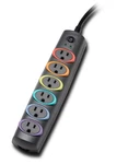 Kensington Smartsockets 6-OUTLET, 6-FOOT Cord, & 670 Joules Basic Rainbow. Fixed Price $41.44.