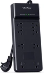 Cyberpower CSB806R1 Essential Surge Protector, 4800J, 125V, 15A, Outlets, Fo. Fixed Price $97.99.