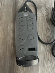 Belkin Surgemaster F9G930-10-GRY Protector Outlets + Input & Outputs. Fixed Price $16.00.