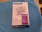 Philips Surge Protector, Outlets 1120 Joules, Home Electronics, SPP3030D/17. Fixed Price $14.00.