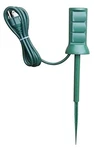 Outdoor Power Stake, 3-OUTLET, Green, 6-FT. Cord SP-049. Fixed Price $32.51.