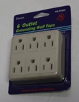 Brand New Electrix Uninex 6 Outlet Grounding Wall Taps NO.PS29U Indoor Use Only. Fixed Price $8.79.