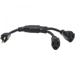 Tripp Lite P02200113A2 Splitter Cord Nema 5-15P To 2X 5-15R Ft Black. Fixed Price $26.13.
