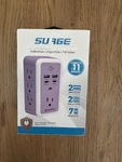 Aduro Surge Glow Multi-charging Station Lavender Color, New, Open Box. Fixed Price $25.00.
