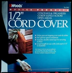 Cord Cover 1/2" - Ft. Long, Black, By Woods Office Products No. 5612 New. Fixed Price $5.75.