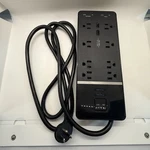 Rocketfish 8-OUTLET 2-USB Wall Tap Surge Protector Strip Black 6FT Cord. Fixed Price $26.99.