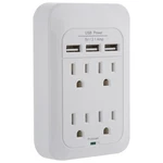 Insignia Wall Mount Surge Protector 3 Usb Ports, Outlets (NS-PWS548U-C). Fixed Price $10.91.