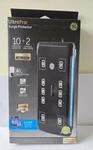 New Ultra Surge Protector Charging 10 Outlets + 2 Usb Ports 4 Ft Cord. Fixed Price $32.77.