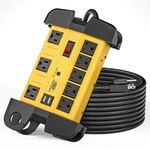 8-10 Outlet Metal Power Strip With Usb And 2800J Surge Protector 15FT Cord. Fixed Price $34.88.