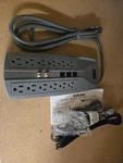 Stratitec S5202A Power Surge Protector W/extras - New, No Box. Fixed Price $24.99.