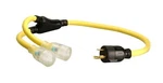 Coleman Cable 01915 3-FEET Generator Power Cord Adapter; 10/3 Splitter Y Adap.... Fixed Price $59.41.