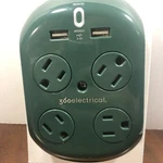 360 Electrical Revolve 3.4 Green 4-ROTATING Heads Adapter New. Fixed Price $10.00.