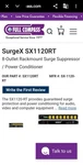 Surgex SX1120RT Rackmount Protector 8-OUTLETS 20A 120V Power Conditioner. Fixed Price $120.00.