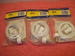3-PC National Specialty Lighting Rope Accessory White Power Cord NL-001-N. Fixed Price $18.99.