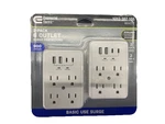 Commercial Electric Ce 10 In Surge Wall Outlet PLUGS(2) Usb & (4 Total). Fixed Price $24.99.