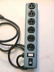 Vintage Sgl Waber 6SPDX Metal Power Strip 6-OUTLET Industrial Grade Made. Fixed Price $34.99.