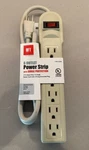 Hft Multi-outlet Surge Protector 15A, 6 3FT Cord New. Fixed Price $17.09.