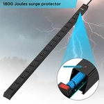 16 Garage Shop Industrial Power Outlet. 1800J/1875W/15A/15FT Cord Black. Fixed Price $43.99.