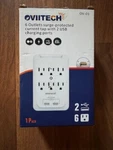 Oviitech 6 Outlet Surge Protected Wall Adapter Tap With 2 Usb Charging Ports. Fixed Price $9.78.